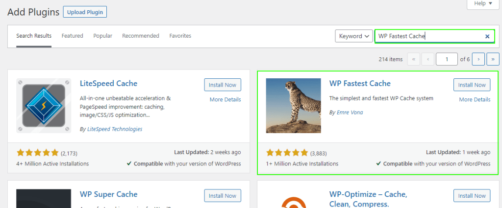 How to Install WP Fastest Cache